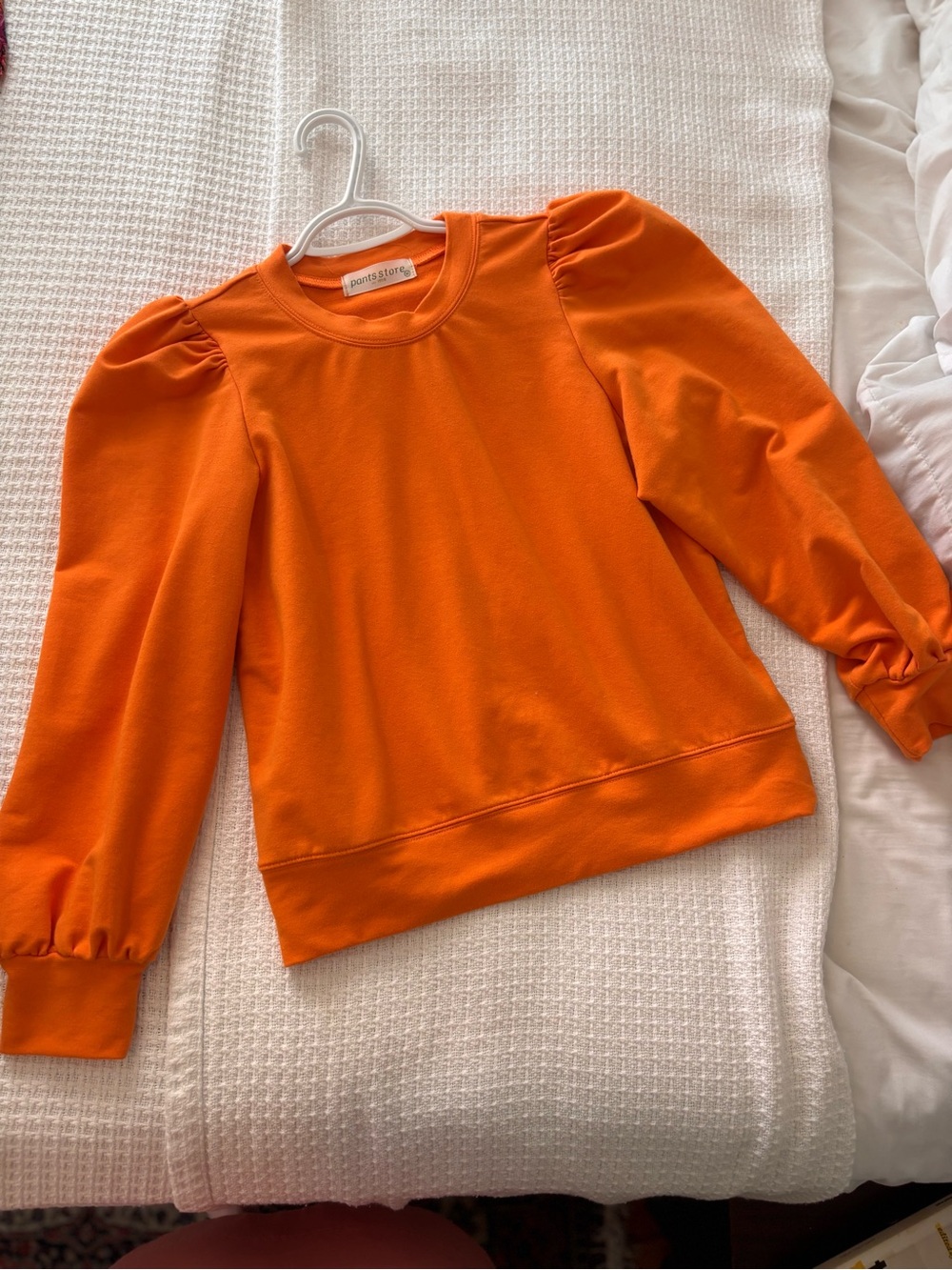 Pants Store Bright Orange Crewneck Tee